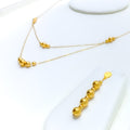Shimmering Layered 22k Gold Necklace Set