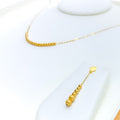 Satin Smooth 22k Gold Necklace Set
