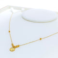 Embellished Eclectic Glam 22k Gold Necklace
