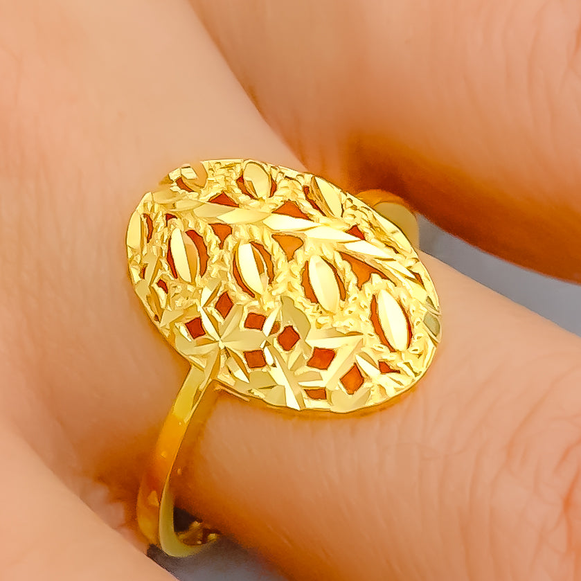 2 Gram Gold Ring For Girls | Handmade Gold Ring - YouTube