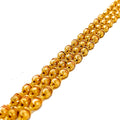 Grand Three Row 22k Gold Tulsi Bracelet