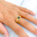 colorful-adorned-21k-gold-cz-ring