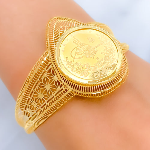 beautiful-charming-21k-gold-bangle-bracelet