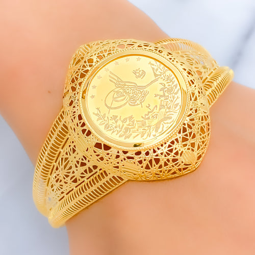 festive-mesh-21k-gold-bangle-bracelet