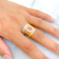 Magnificent 21K Gold Loop Ring 