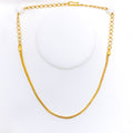 Rounded Soft Rope 22K Gold Chain Necklace