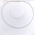 Modish Fancy 22k Gold Reversible Necklace