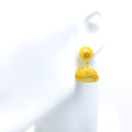 Captivating Spiral 22k Gold Jhumki Earrings 