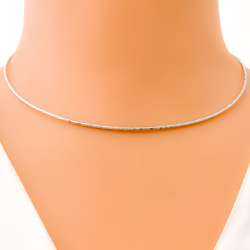 Elegant Sparkling 22k Gold Necklace 