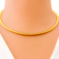Unique Dual Color 18k Gold Reversible Necklace