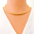 Unique Dual Color 18k Gold Reversible Necklace