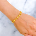 Decorative Orb 22k Gold Bracelet