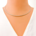 Modish Fancy 22k Gold Reversible Necklace