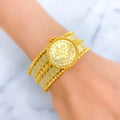 impressive-classy-21k-gold-coin-bangle-bracelet