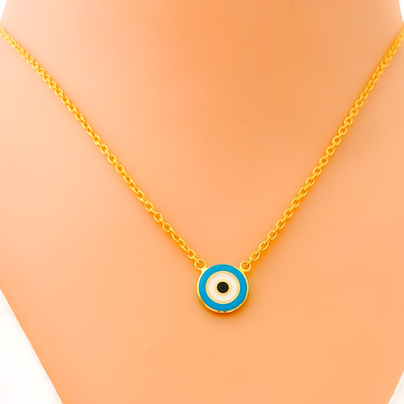 modish-noble-21k-gold-cz-necklace