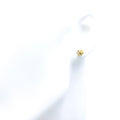 Minimalist Chic 22k Gold Stylish Earrings 