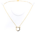 graceful-posh-21k-gold-cz-necklace
