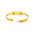 Distinctive Golden 22k Gold Bangle Bracelet 