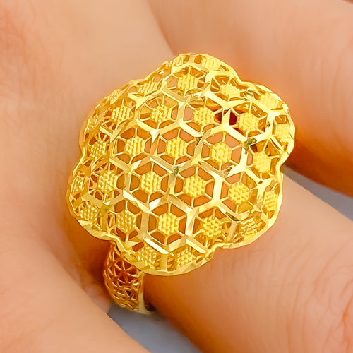 dressy-floral-mesh-22k-gold-ring