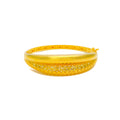 Opulent Glowing 22k Gold Bangle Bracelet