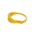 Opulent Glowing 22k Gold Bangle Bracelet 