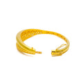 Opulent Glowing 22k Gold Bangle Bracelet