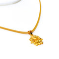Intricate Lush 22k Gold Religious Pendant