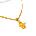 Artistic Shimmering 22k Gold Religious Pendant 