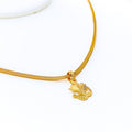 Precious Lightweight 22k Gold Religious Pendant