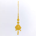 Ornate Fan Shaped 22k Gold Tikka 