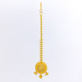 Radiant Floral Dome 22k Gold Tikka 
