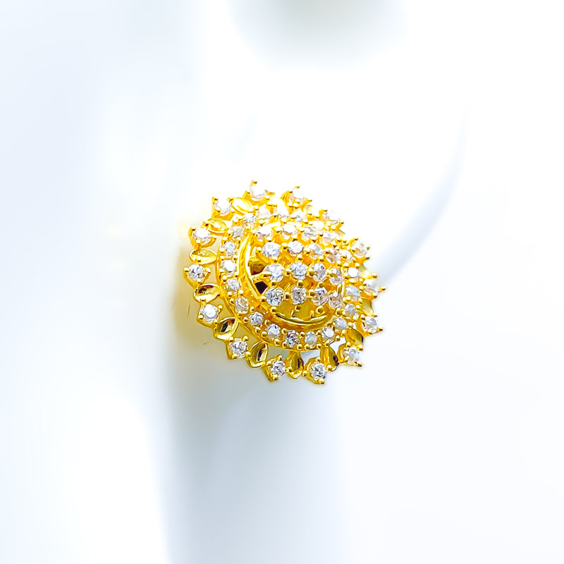 dazzling-vibrant-22k-gold-cz-earrings