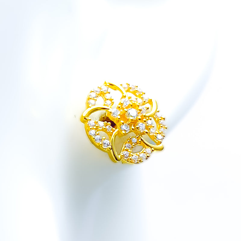 radiant-posh-22k-gold-cz-earrings