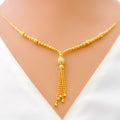 Eternal Radiant Drop 5-Piece 21k Gold Necklace Set 