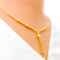 Eternal Radiant Drop 5-Piece 21k Gold Necklace Set 