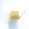 tasteful-square-22k-gold-cz-earrings