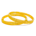 Refined Traditional 22k Gold Bangle Pair
