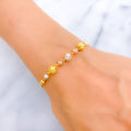 Delightful Dressy Orb 22k Gold Bracelet