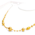 Bespoke Golden 4-Piece 21k Gold Necklace Set