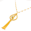Timeless Beautiful Drop 5-Piece 21k Gold Necklace Set