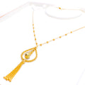 Timeless Beautiful Drop 5-Piece 21k Gold Necklace Set