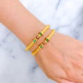 striking-meenakari-22k-gold-pipe-bangles