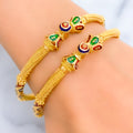 striking-meenakari-22k-gold-pipe-bangles