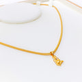 Chic 22k Gold Ganesh Pendant