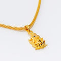 Ethereal 22k Gold Ganesh Pendant