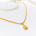 Ethereal 22k Gold Ganesh Pendant