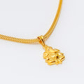 Refined Everyday 22k Gold Ganesh Pendant