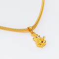 Decorative 22k Gold Ganesh Pendant