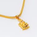 Graceful 22k Gold Ganesh Pendant