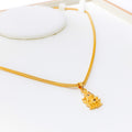 Signature 22k Gold Ganesh Pendant